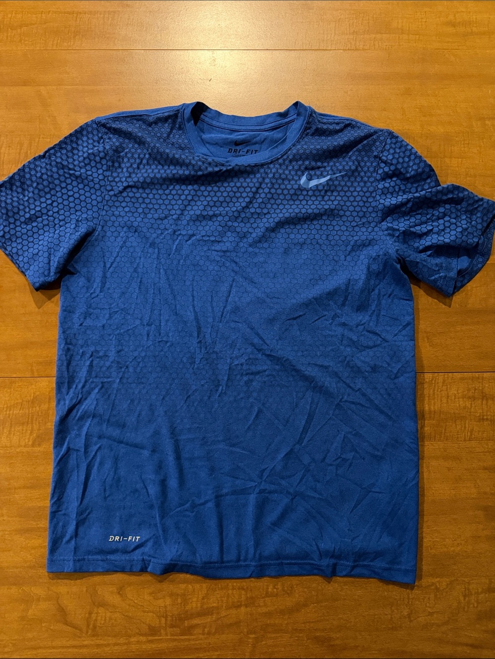 Nike Men's Short Sleeve Dri-FIT Performance Tee - Blue